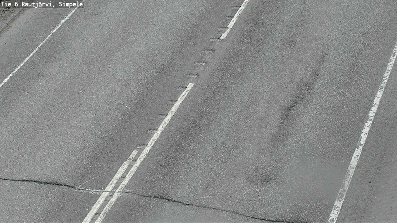 Weather Camera Image Road 6 Rautjärvi, Simpele, Rautjärvi, Etelä-Karjala