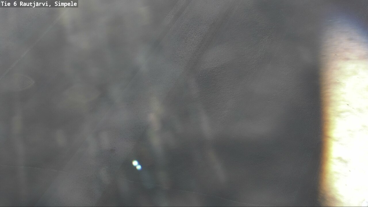 Weather Camera Image Väg 6 Rautjärvi, Simpele, Rautjärvi, Etelä-Karjala