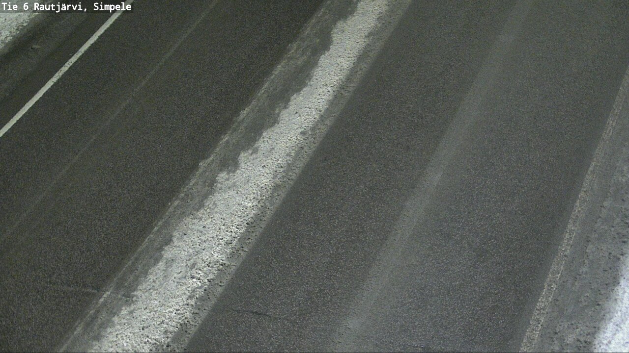 Weather Camera Image Road 6 Rautjärvi, Simpele, Rautjärvi, Etelä-Karjala