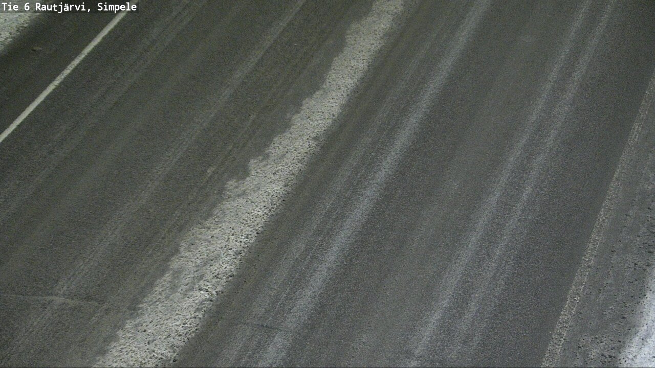 Weather Camera Image Road 6 Rautjärvi, Simpele, Rautjärvi, Etelä-Karjala
