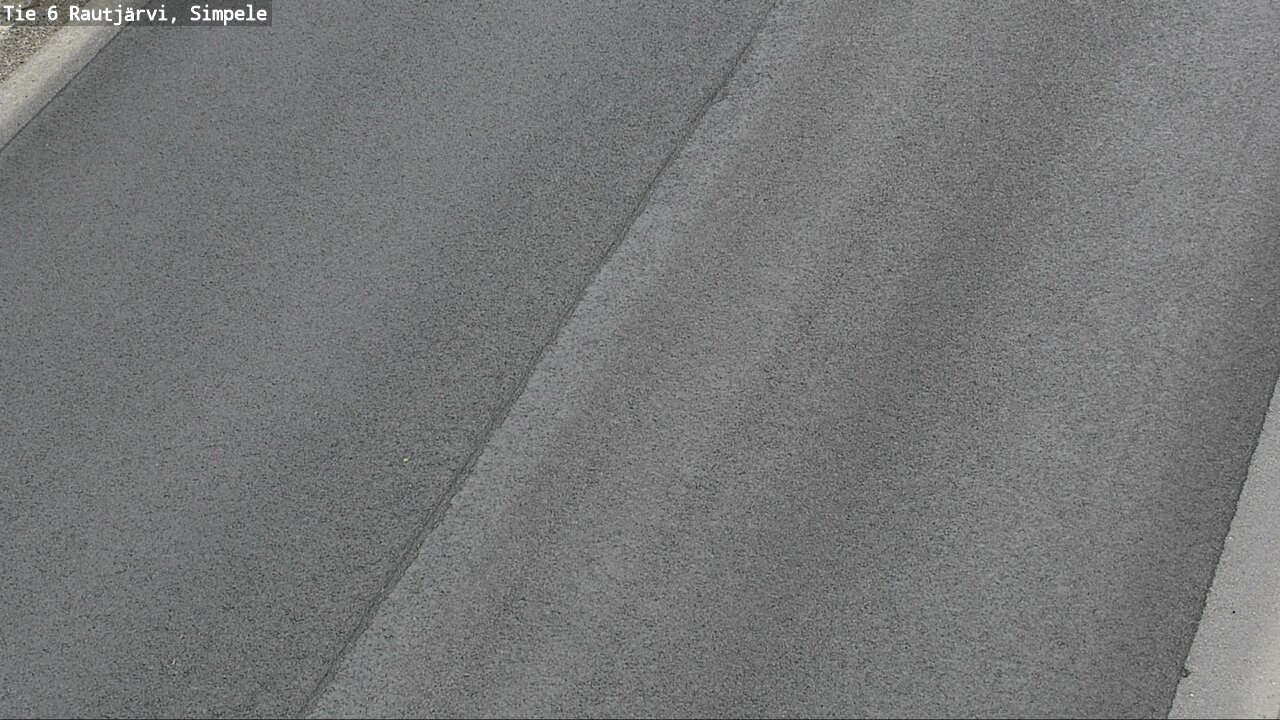 Weather Camera Image Väg 6 Rautjärvi, Simpele, Rautjärvi, Etelä-Karjala