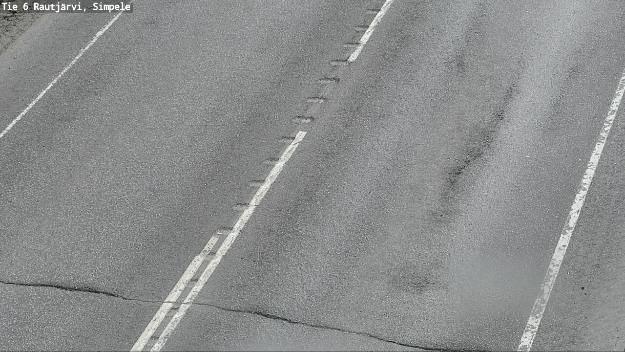 Weather Camera Image Road 6 Rautjärvi, Simpele, Rautjärvi, Etelä-Karjala