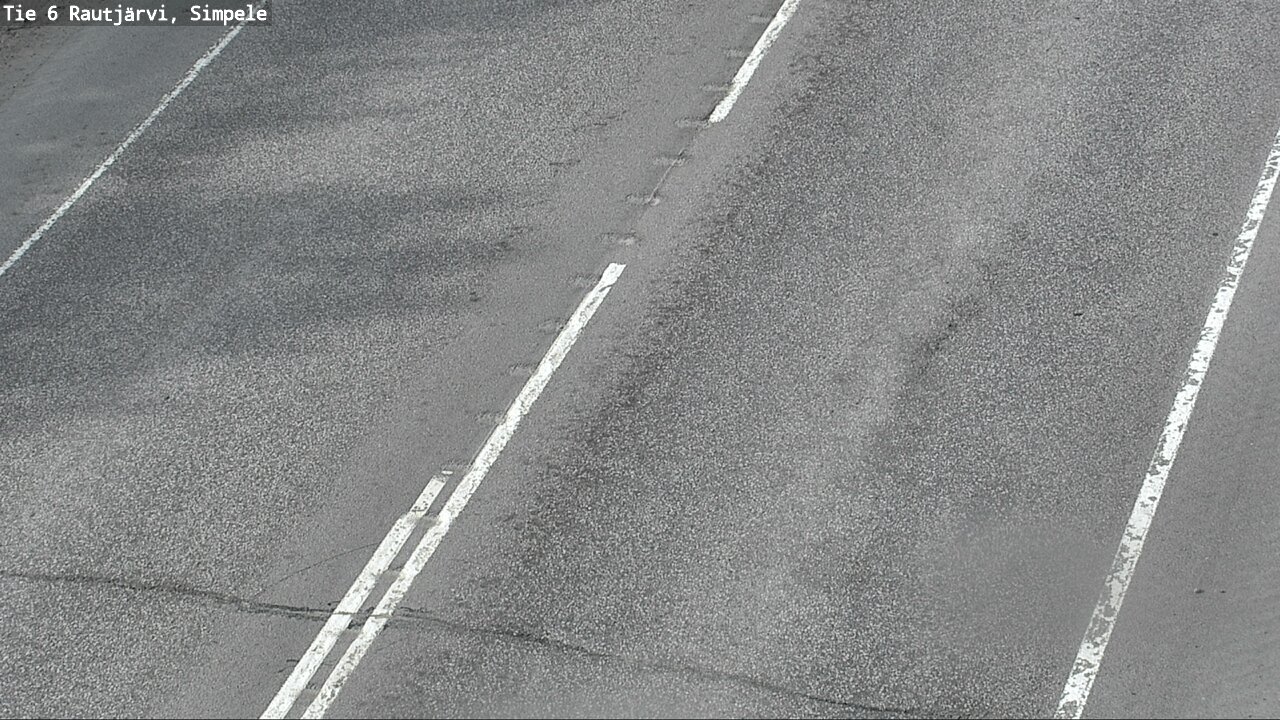 Weather Camera Image Road 6 Rautjärvi, Simpele, Rautjärvi, Etelä-Karjala