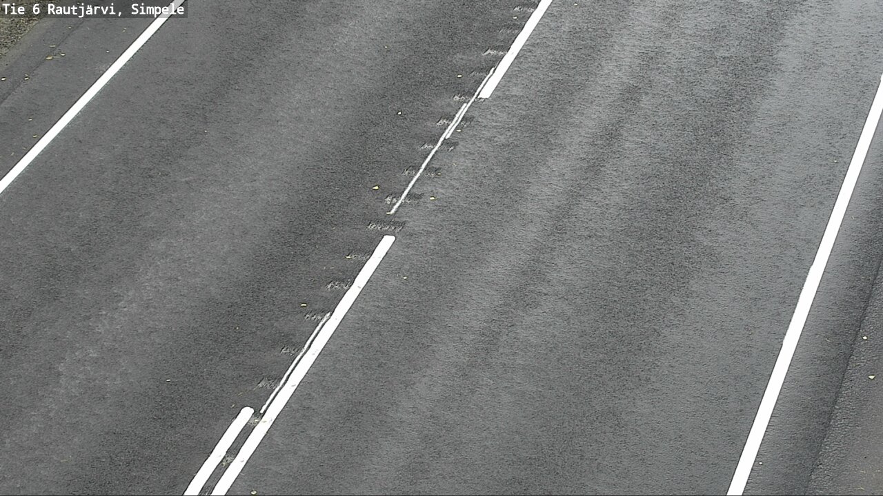 Weather Camera Image Road 6 Rautjärvi, Simpele, Rautjärvi, Etelä-Karjala
