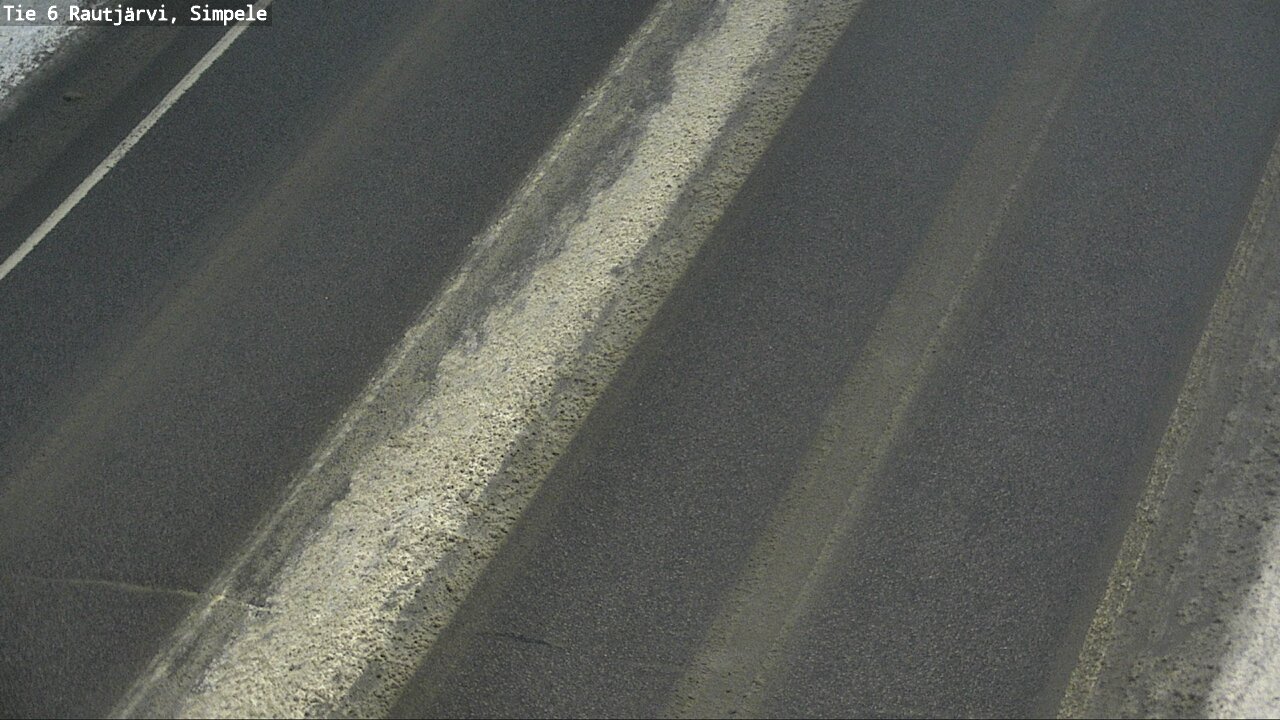 Weather Camera Image Road 6 Rautjärvi, Simpele, Rautjärvi, Etelä-Karjala