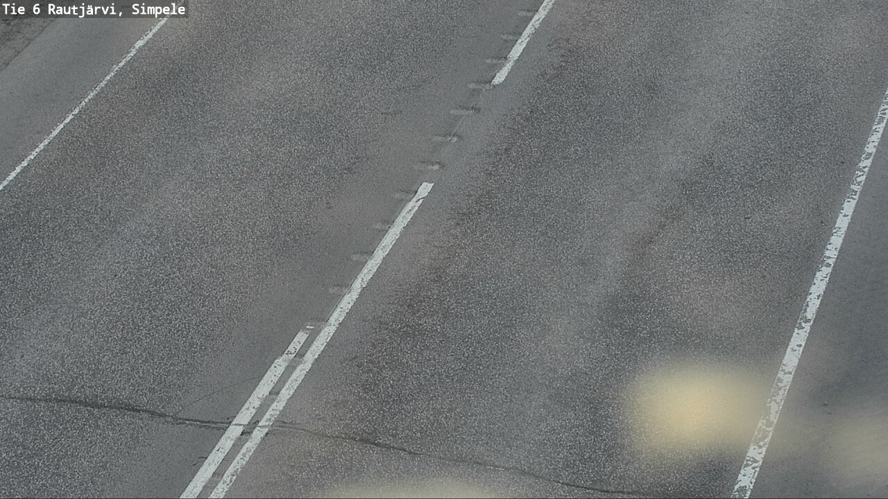 Weather Camera Image Road 6 Rautjärvi, Simpele, Rautjärvi, Etelä-Karjala
