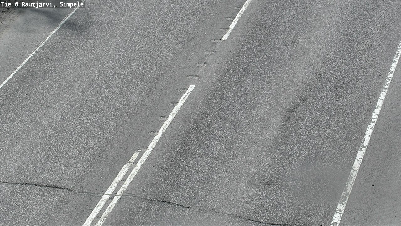 Weather Camera Image Väg 6 Rautjärvi, Simpele, Rautjärvi, Etelä-Karjala