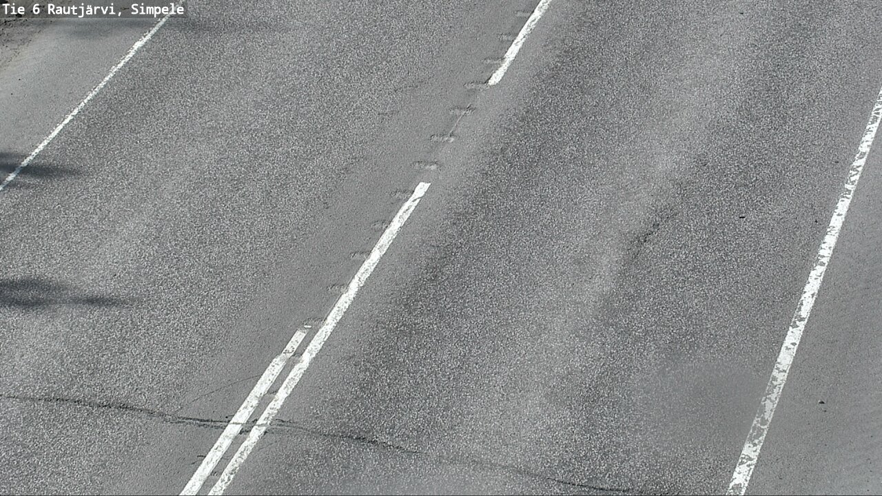 Weather Camera Image Väg 6 Rautjärvi, Simpele, Rautjärvi, Etelä-Karjala