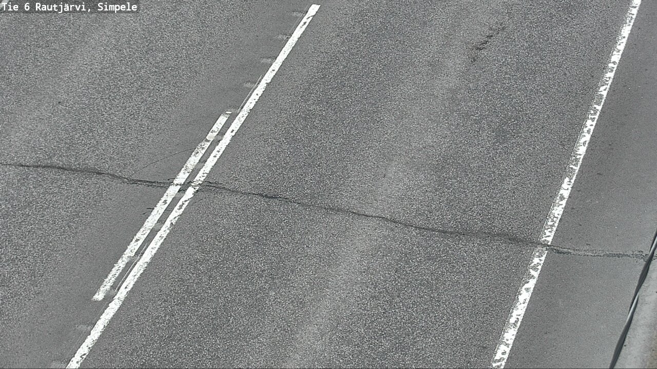 Weather Camera Image Road 6 Rautjärvi, Simpele, Rautjärvi, Etelä-Karjala
