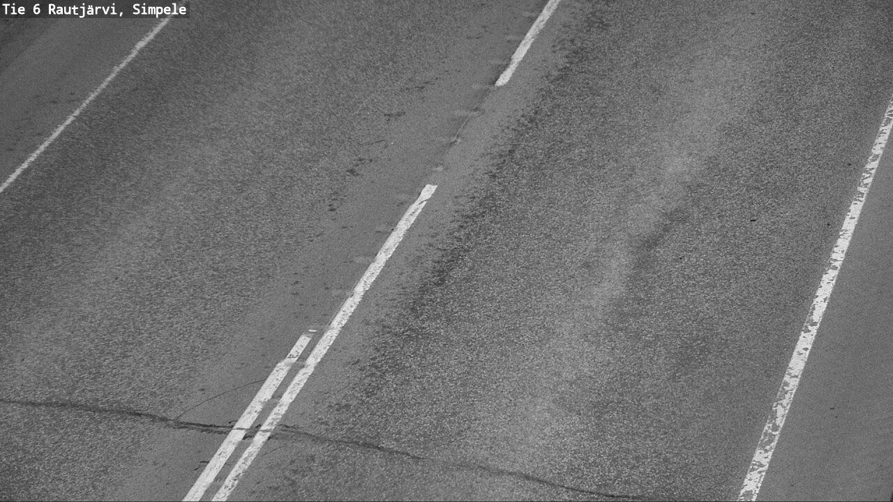 Weather Camera Image Road 6 Rautjärvi, Simpele, Rautjärvi, Etelä-Karjala