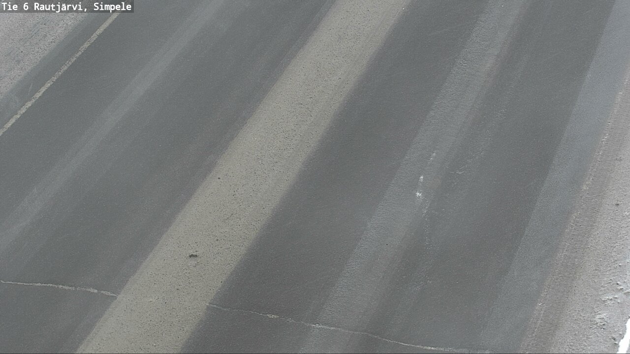 Weather Camera Image Road 6 Rautjärvi, Simpele, Rautjärvi, Etelä-Karjala