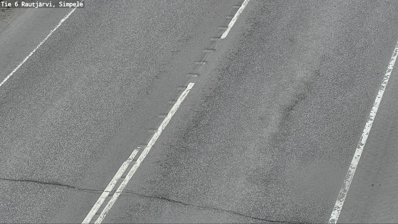 Weather Camera Image Road 6 Rautjärvi, Simpele, Rautjärvi, Etelä-Karjala