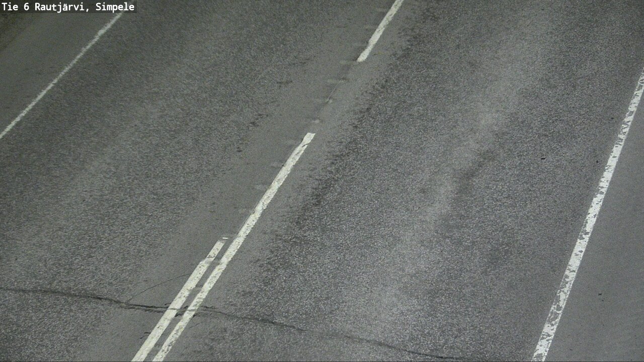 Weather Camera Image Road 6 Rautjärvi, Simpele, Rautjärvi, Etelä-Karjala