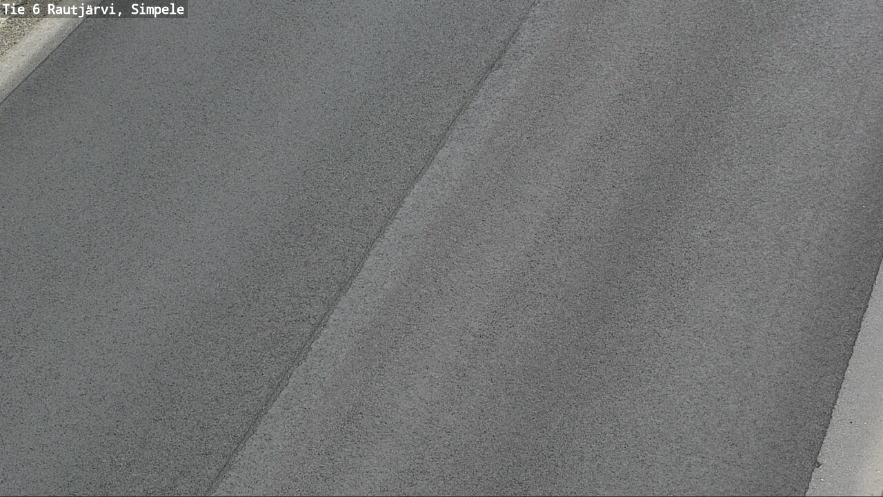Weather Camera Image Väg 6 Rautjärvi, Simpele, Rautjärvi, Etelä-Karjala