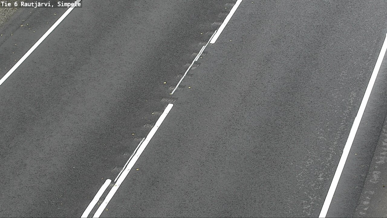 Weather Camera Image Road 6 Rautjärvi, Simpele, Rautjärvi, Etelä-Karjala