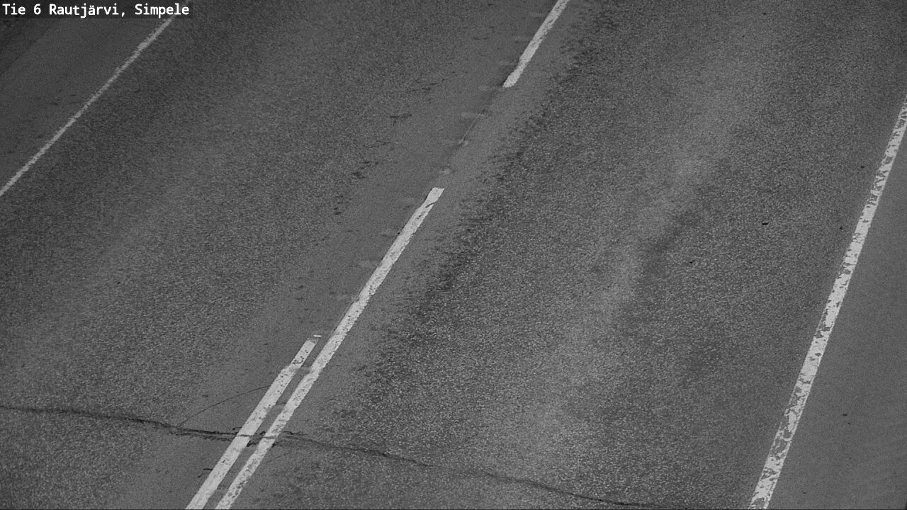 Weather Camera Image Road 6 Rautjärvi, Simpele, Rautjärvi, Etelä-Karjala