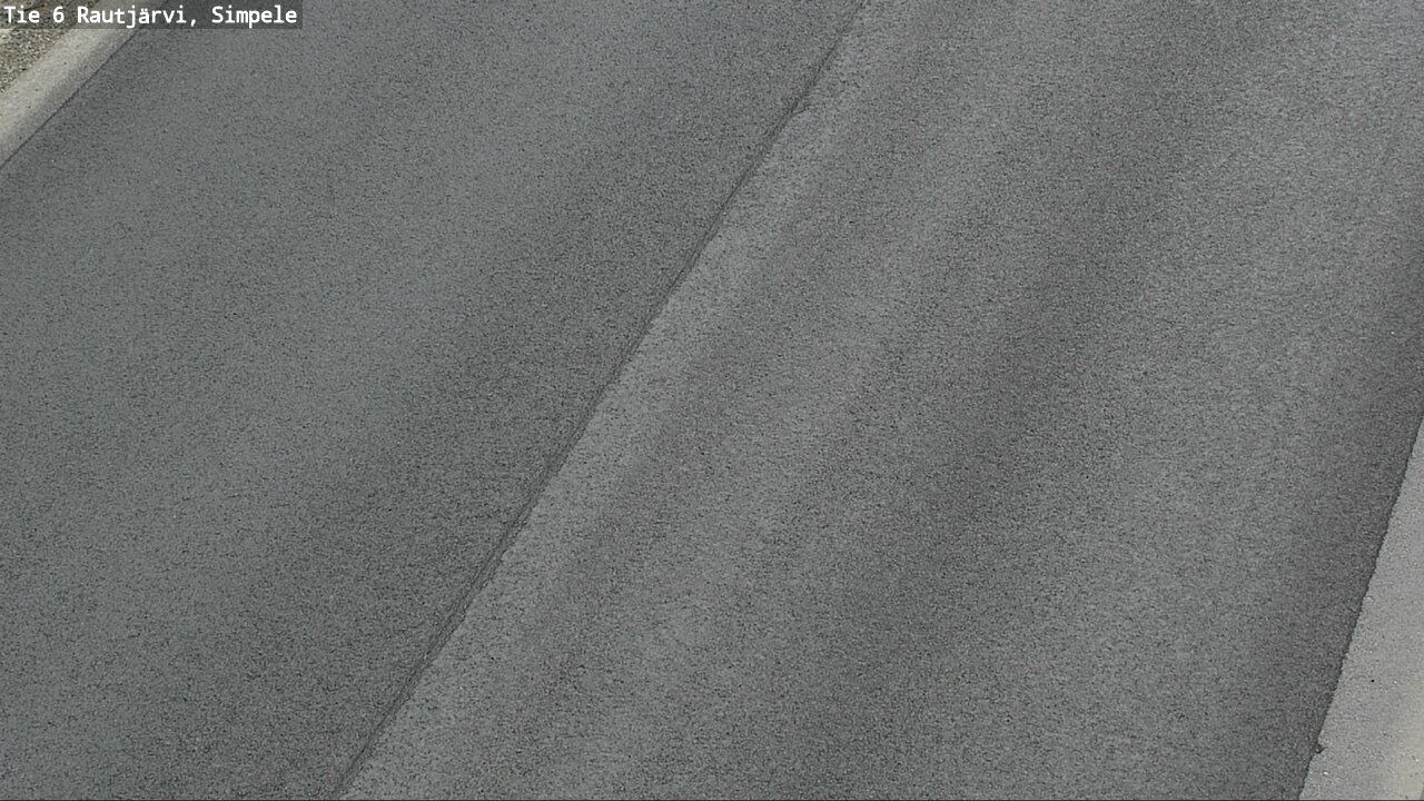 Weather Camera Image Väg 6 Rautjärvi, Simpele, Rautjärvi, Etelä-Karjala