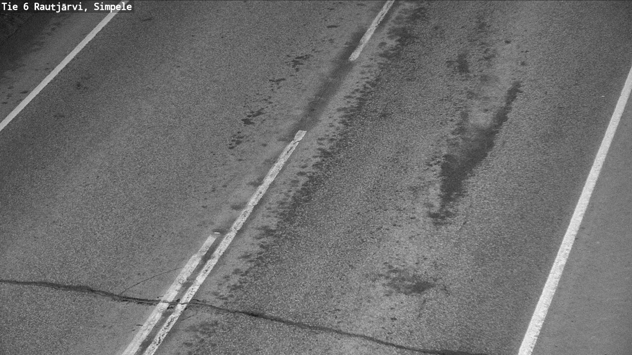 Weather Camera Image Väg 6 Rautjärvi, Simpele, Rautjärvi, Etelä-Karjala