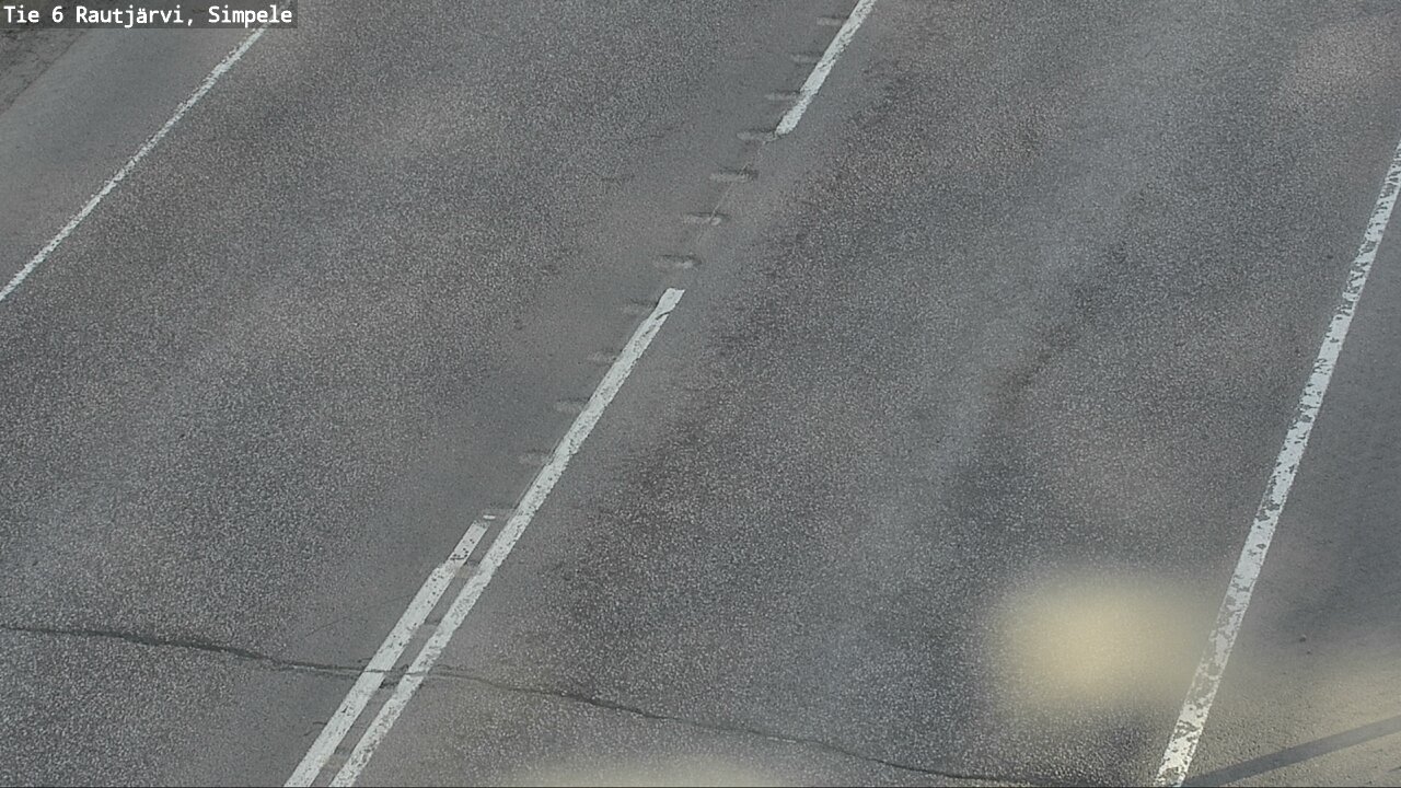 Weather Camera Image Road 6 Rautjärvi, Simpele, Rautjärvi, Etelä-Karjala