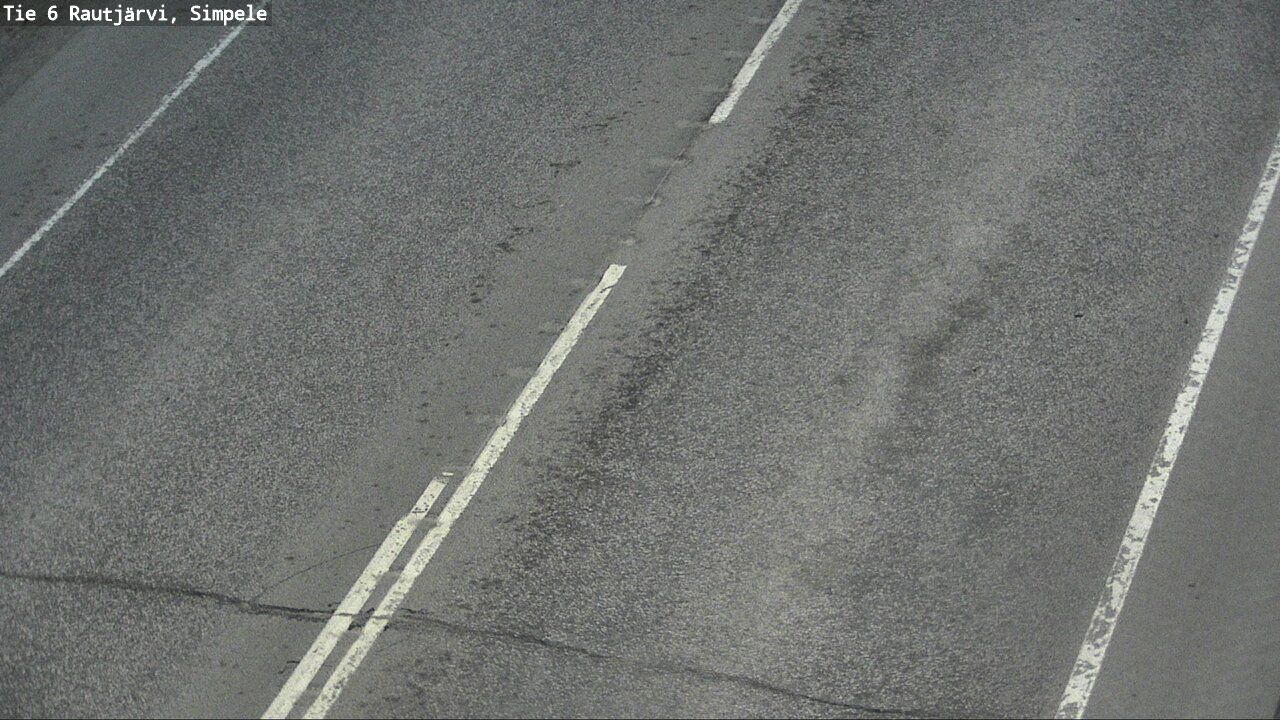 Weather Camera Image Road 6 Rautjärvi, Simpele, Rautjärvi, Etelä-Karjala