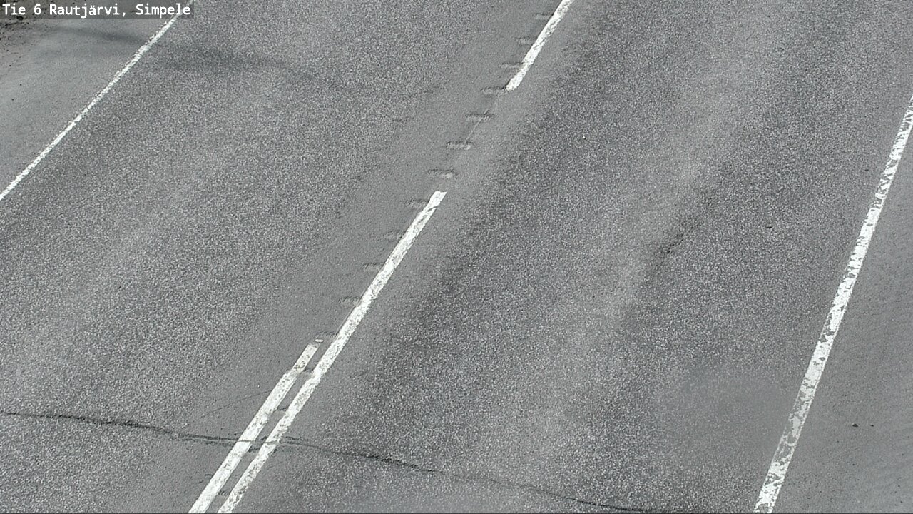 Weather Camera Image Road 6 Rautjärvi, Simpele, Rautjärvi, Etelä-Karjala