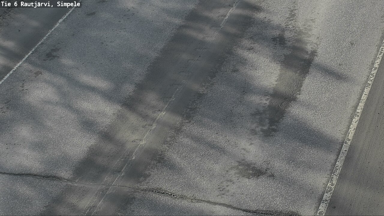 Weather Camera Image Väg 6 Rautjärvi, Simpele, Rautjärvi, Etelä-Karjala