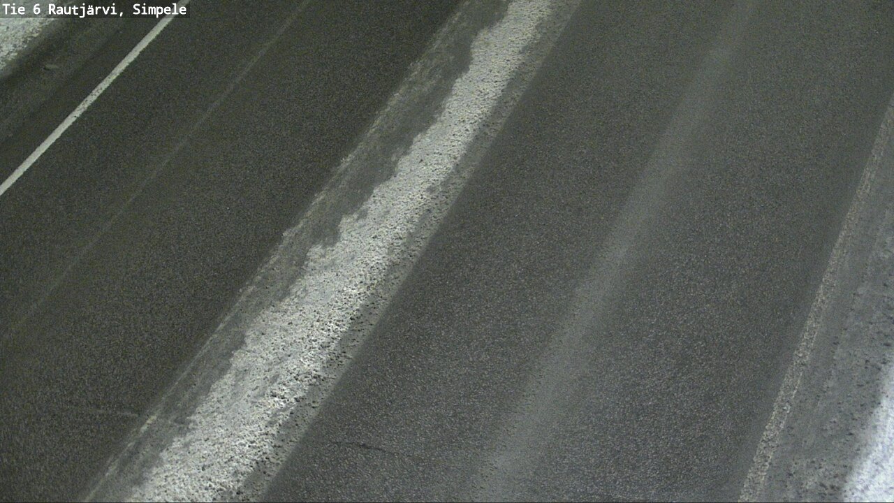 Weather Camera Image Road 6 Rautjärvi, Simpele, Rautjärvi, Etelä-Karjala