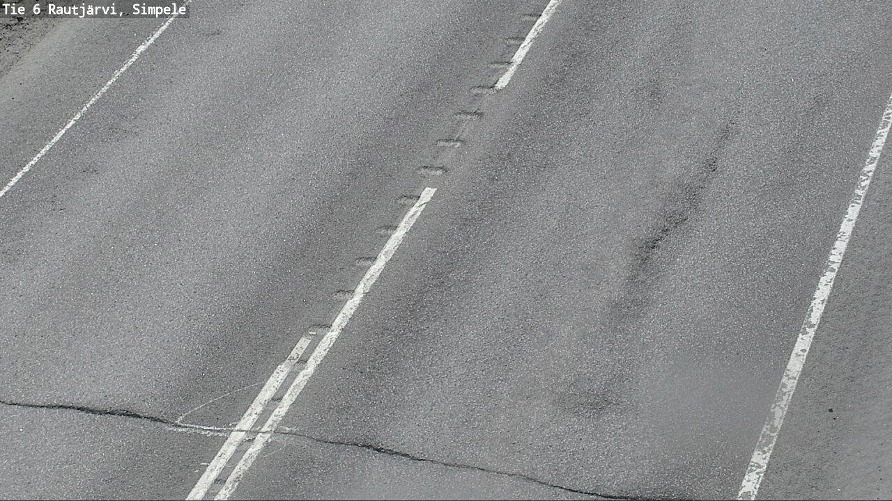 Weather Camera Image Väg 6 Rautjärvi, Simpele, Rautjärvi, Etelä-Karjala