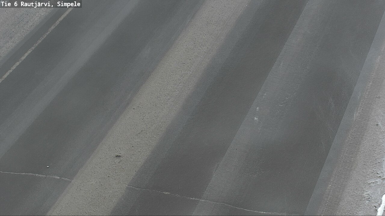 Weather Camera Image Road 6 Rautjärvi, Simpele, Rautjärvi, Etelä-Karjala