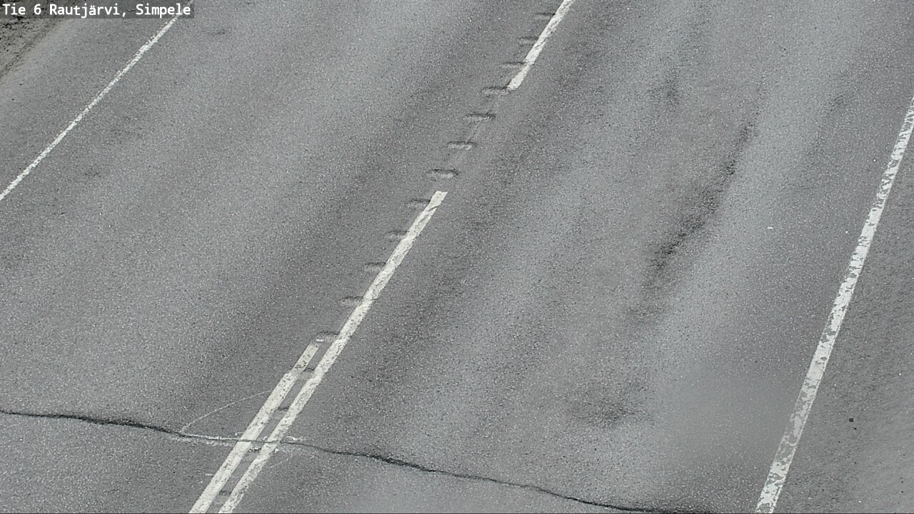 Weather Camera Image Road 6 Rautjärvi, Simpele, Rautjärvi, Etelä-Karjala