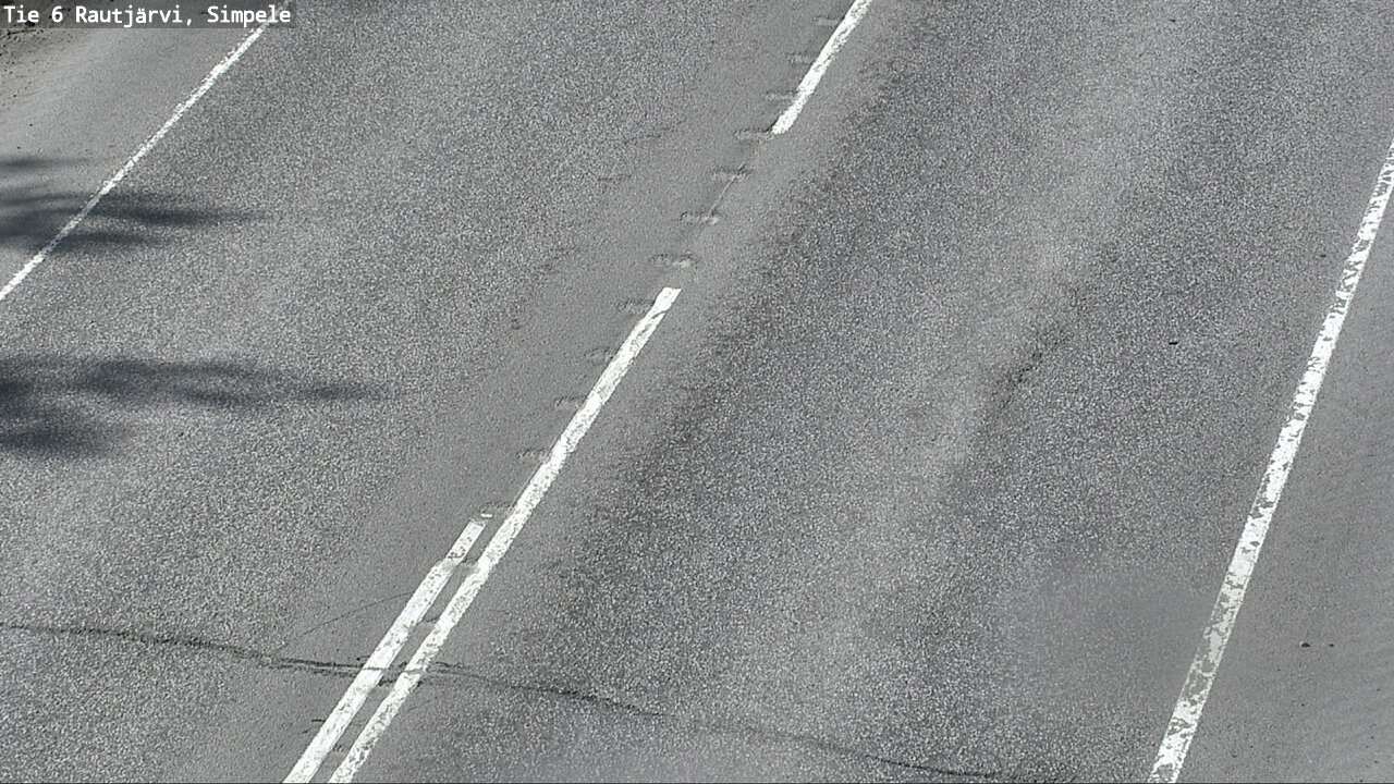 Weather Camera Image Road 6 Rautjärvi, Simpele, Rautjärvi, Etelä-Karjala