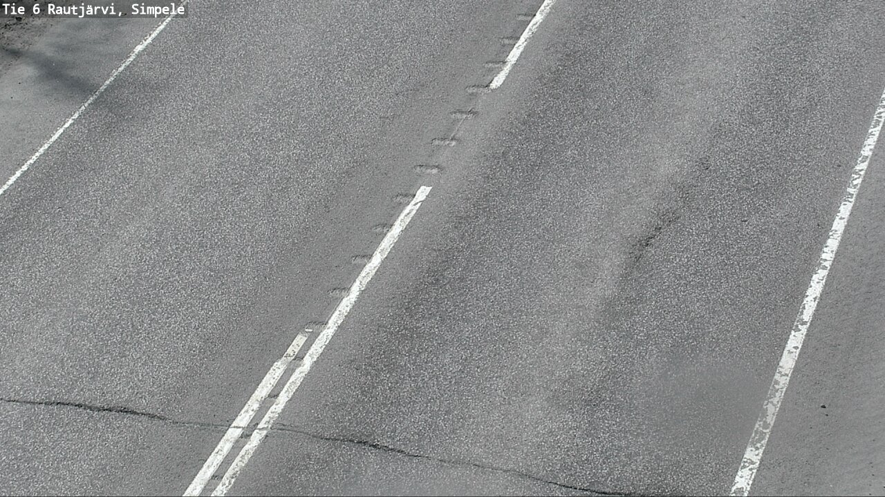 Weather Camera Image Väg 6 Rautjärvi, Simpele, Rautjärvi, Etelä-Karjala