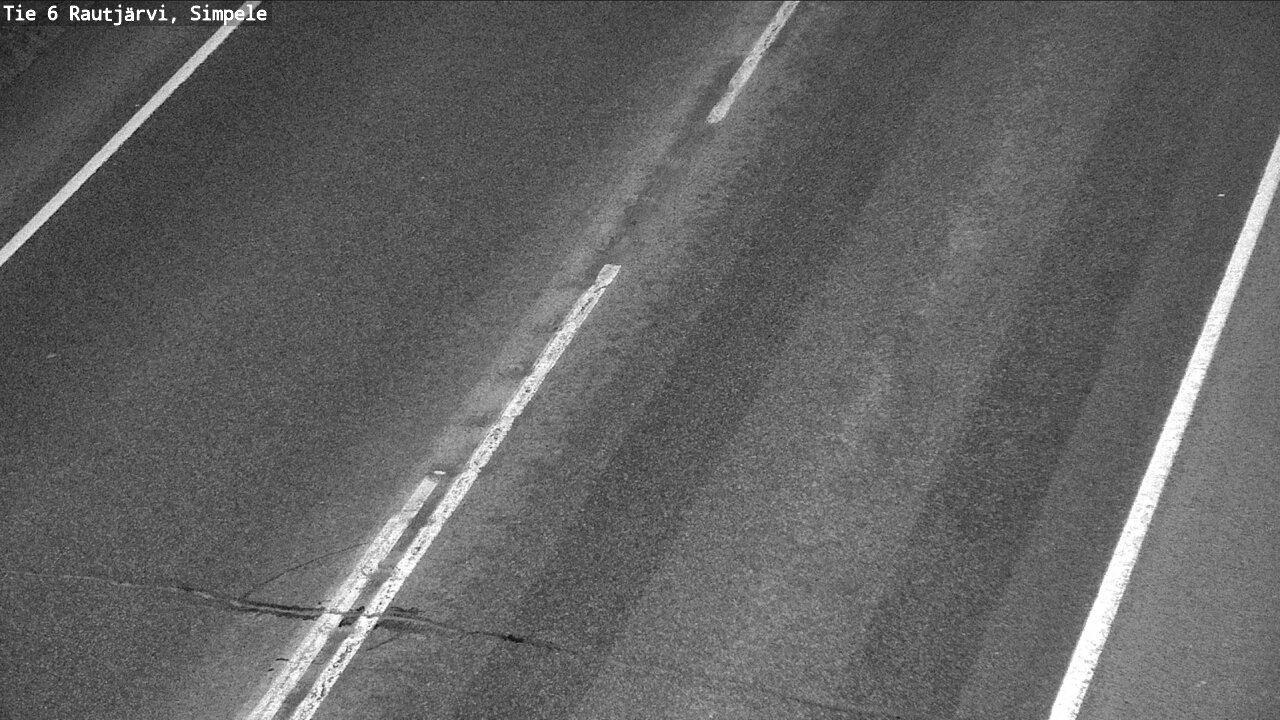 Weather Camera Image Väg 6 Rautjärvi, Simpele, Rautjärvi, Etelä-Karjala