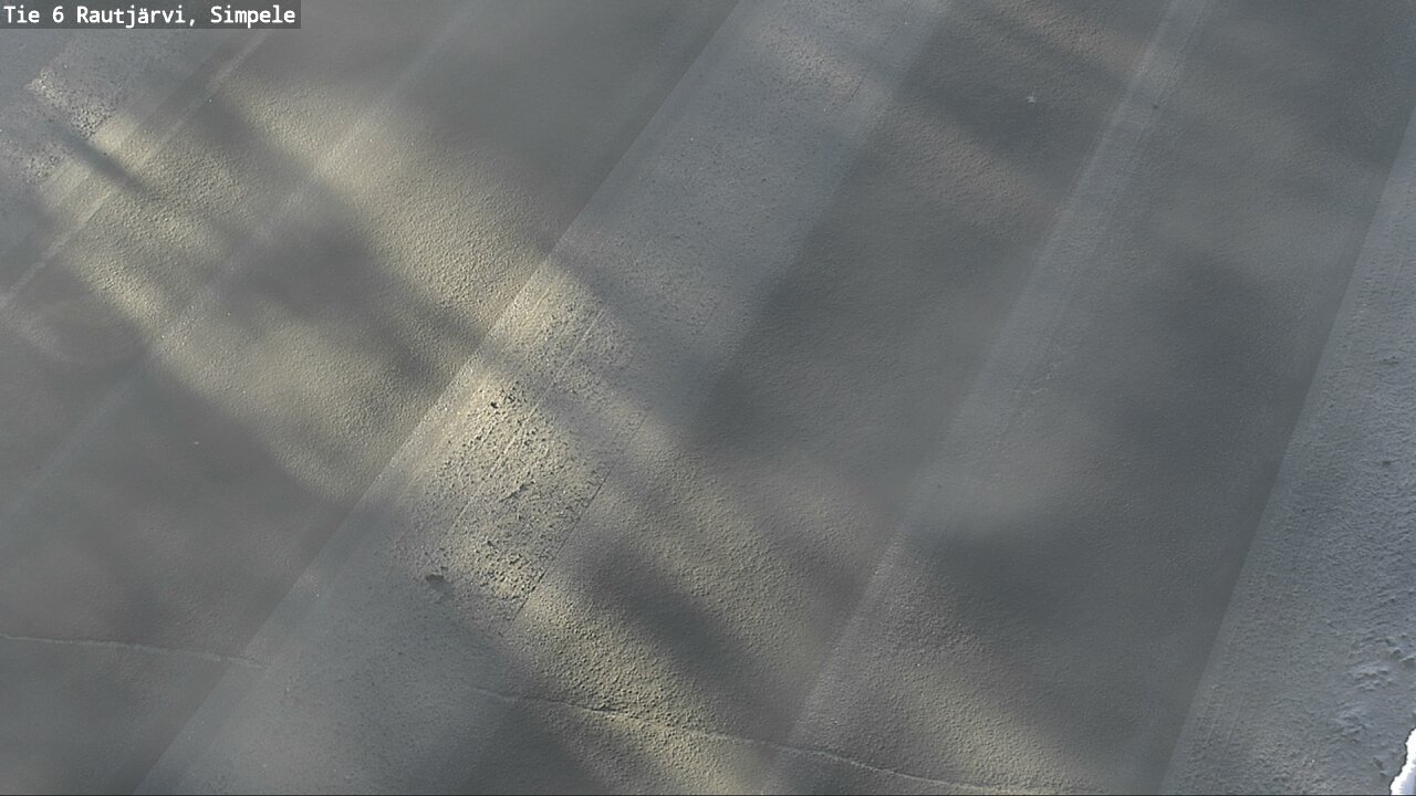 Weather Camera Image Väg 6 Rautjärvi, Simpele, Rautjärvi, Etelä-Karjala