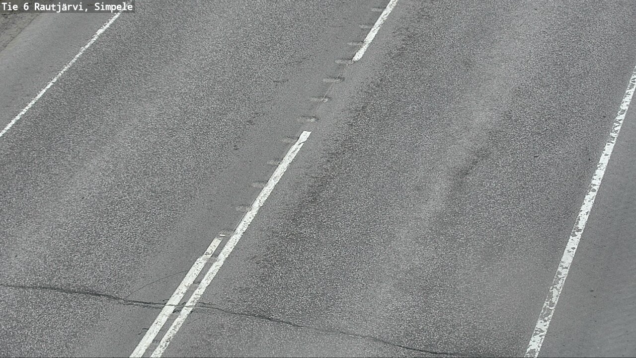 Weather Camera Image Road 6 Rautjärvi, Simpele, Rautjärvi, Etelä-Karjala