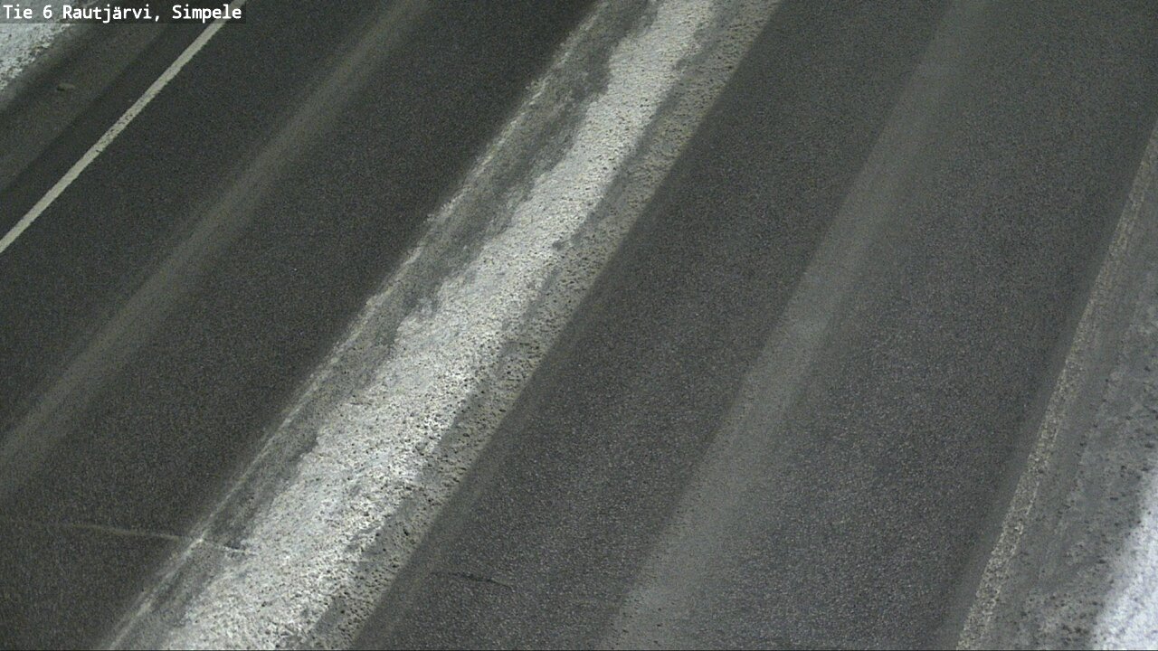 Weather Camera Image Road 6 Rautjärvi, Simpele, Rautjärvi, Etelä-Karjala