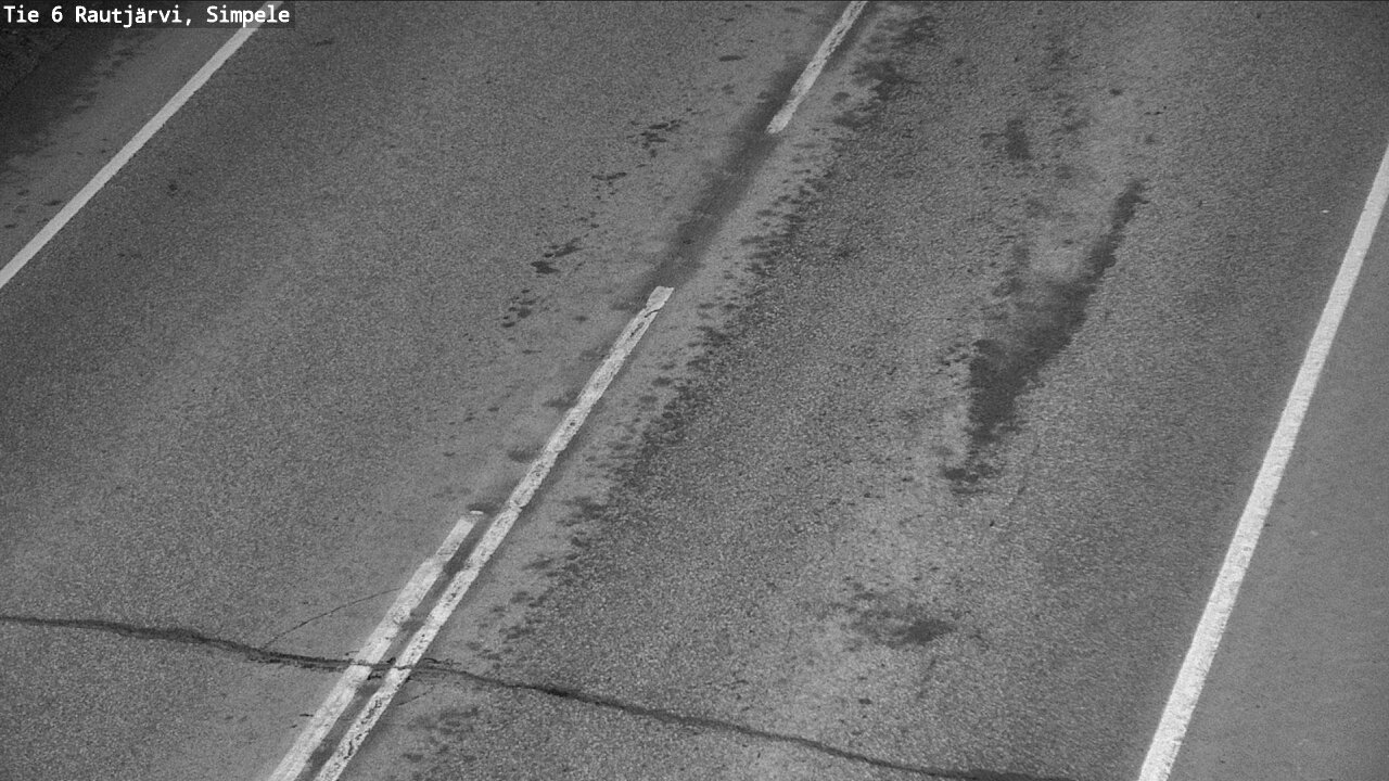 Weather Camera Image Väg 6 Rautjärvi, Simpele, Rautjärvi, Etelä-Karjala