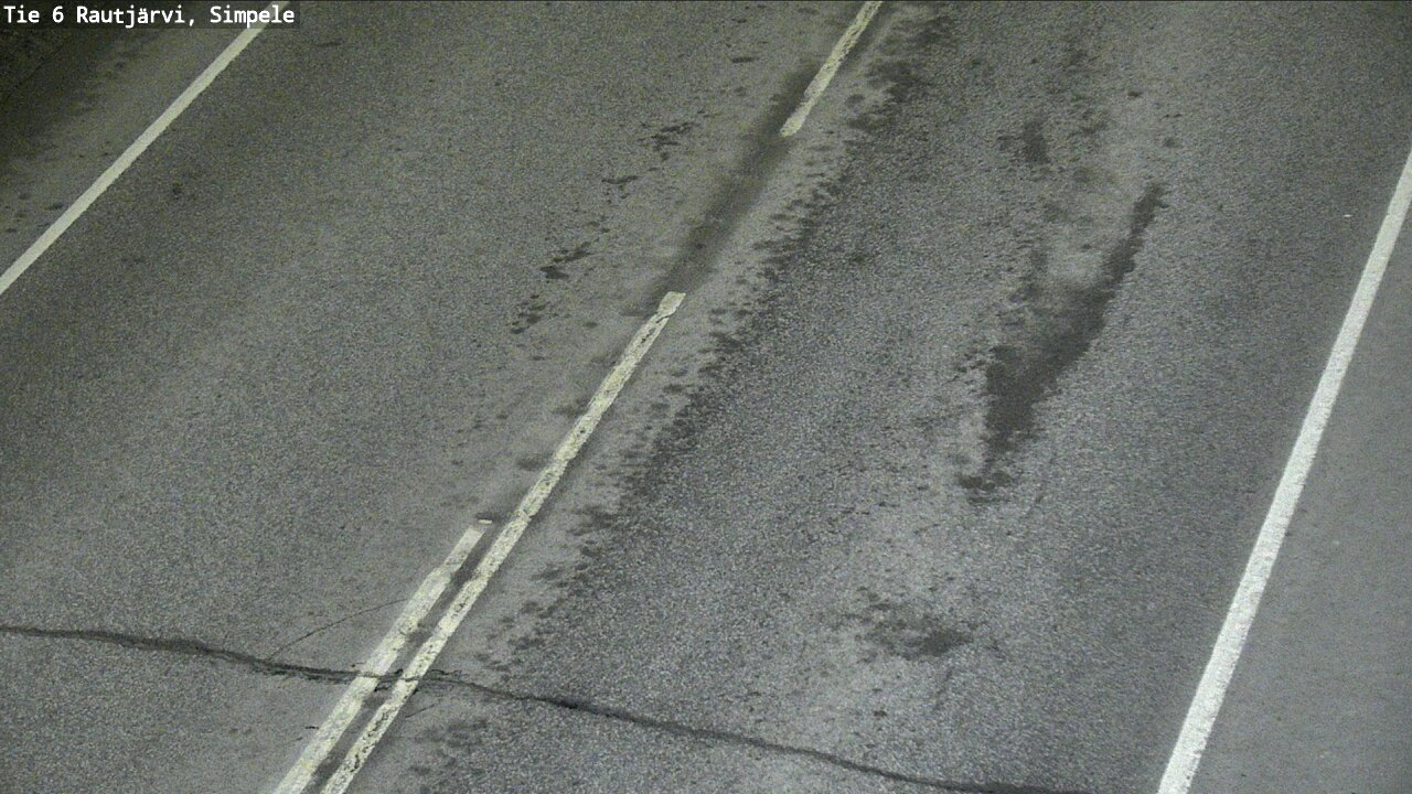 Weather Camera Image Väg 6 Rautjärvi, Simpele, Rautjärvi, Etelä-Karjala