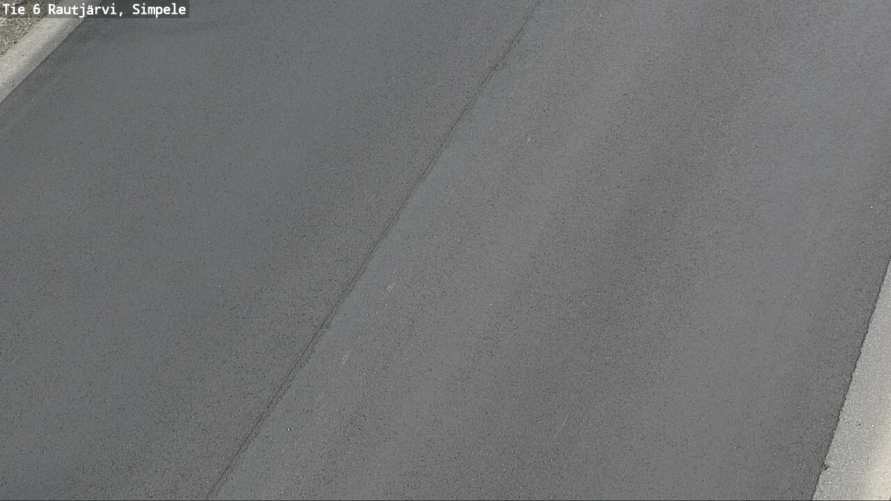 Weather Camera Image Väg 6 Rautjärvi, Simpele, Rautjärvi, Etelä-Karjala