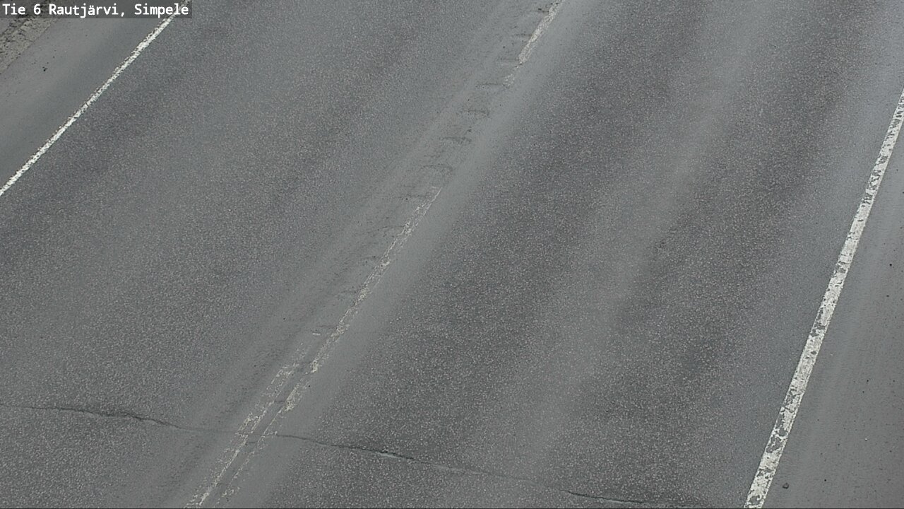 Weather Camera Image Väg 6 Rautjärvi, Simpele, Rautjärvi, Etelä-Karjala