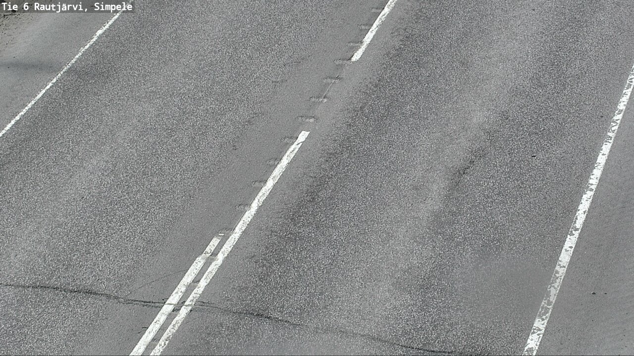 Weather Camera Image Road 6 Rautjärvi, Simpele, Rautjärvi, Etelä-Karjala