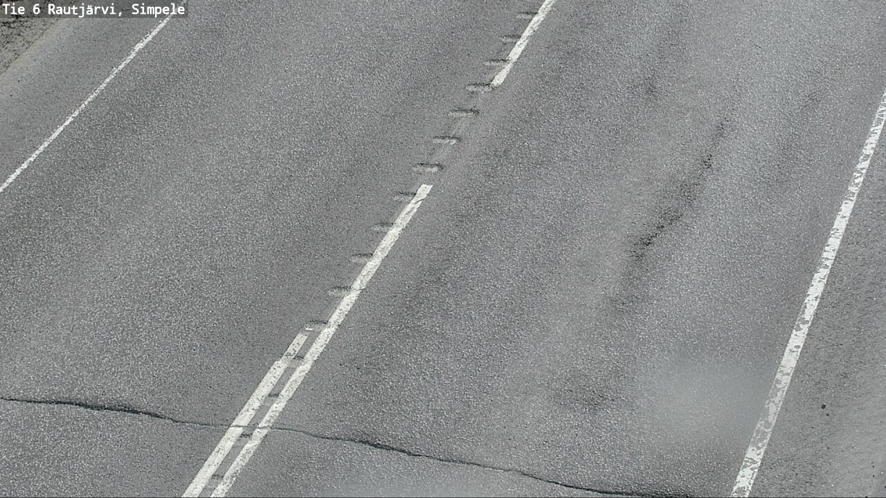 Weather Camera Image Road 6 Rautjärvi, Simpele, Rautjärvi, Etelä-Karjala