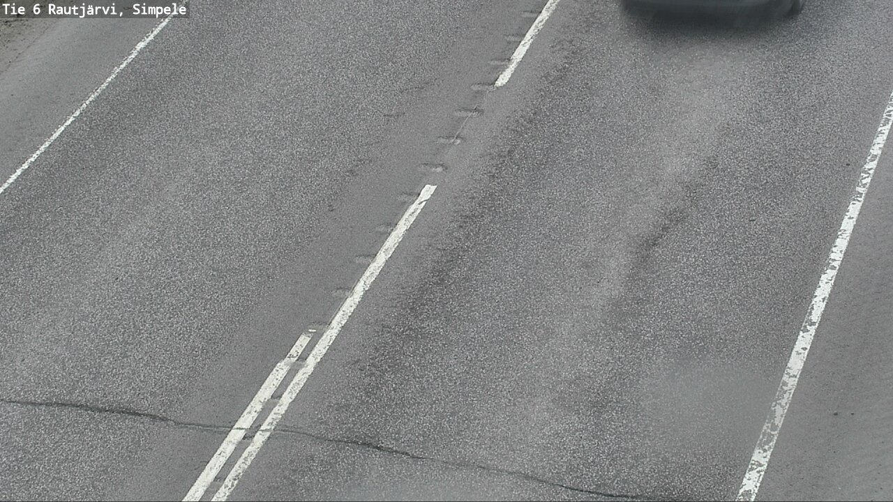 Weather Camera Image Road 6 Rautjärvi, Simpele, Rautjärvi, Etelä-Karjala