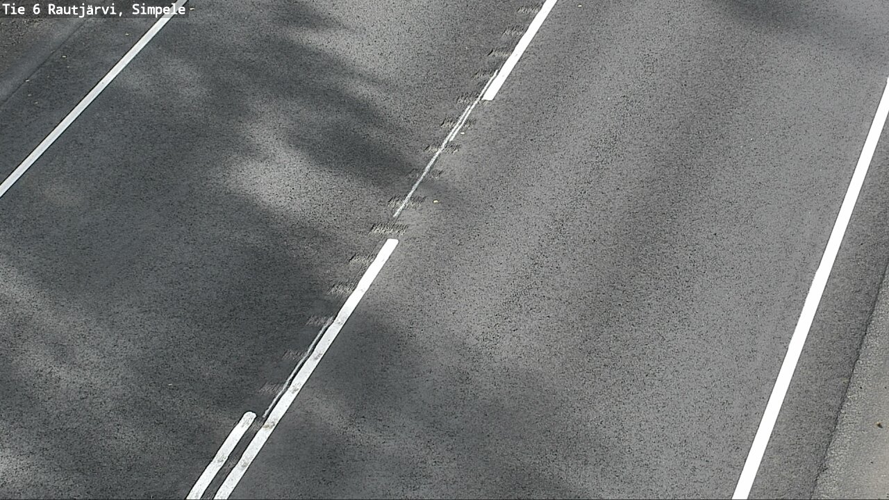 Weather Camera Image Road 6 Rautjärvi, Simpele, Rautjärvi, Etelä-Karjala
