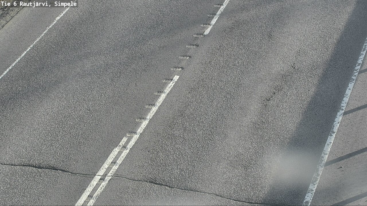 Weather Camera Image Road 6 Rautjärvi, Simpele, Rautjärvi, Etelä-Karjala