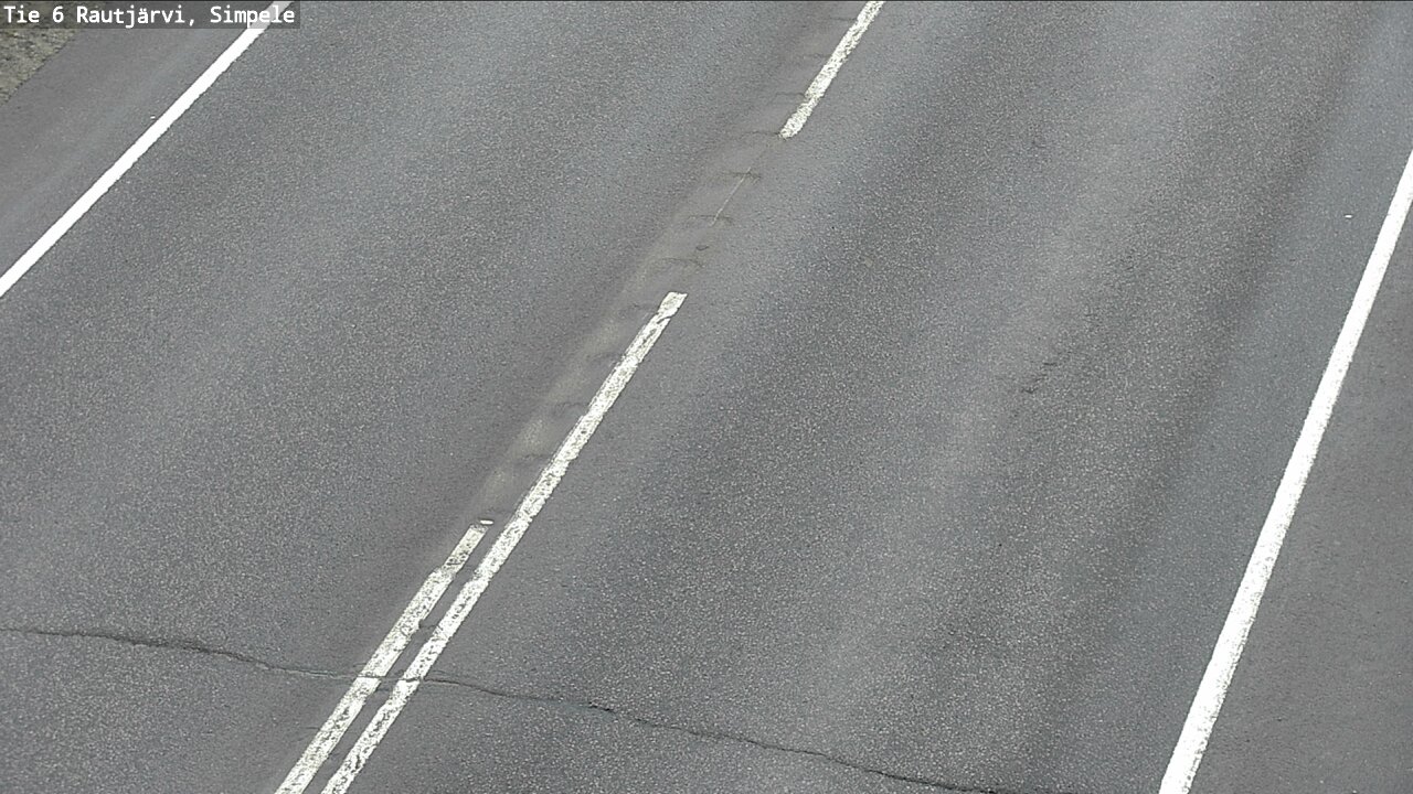 Weather Camera Image Väg 6 Rautjärvi, Simpele, Rautjärvi, Etelä-Karjala