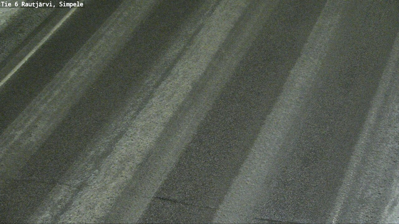 Weather Camera Image Road 6 Rautjärvi, Simpele, Rautjärvi, Etelä-Karjala