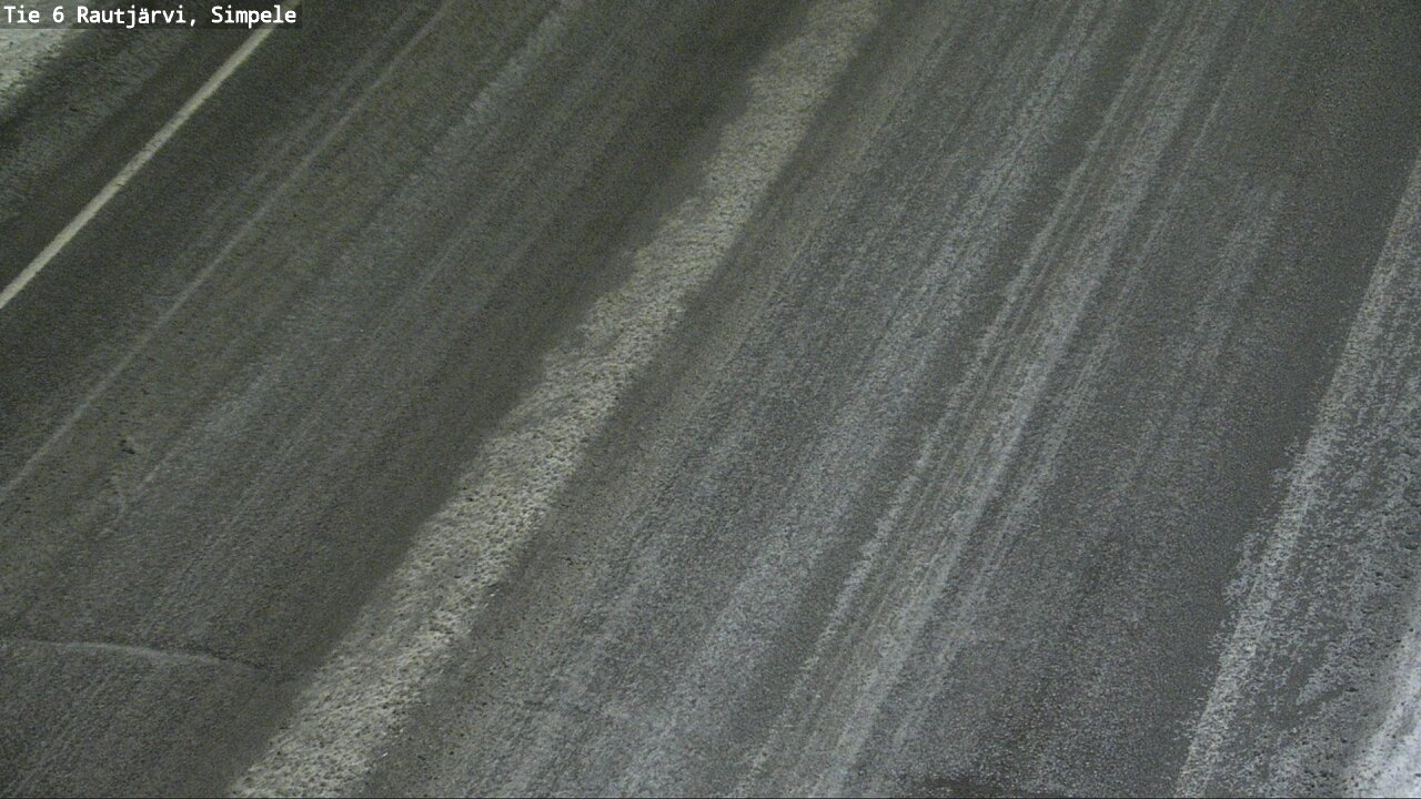 Weather Camera Image Road 6 Rautjärvi, Simpele, Rautjärvi, Etelä-Karjala
