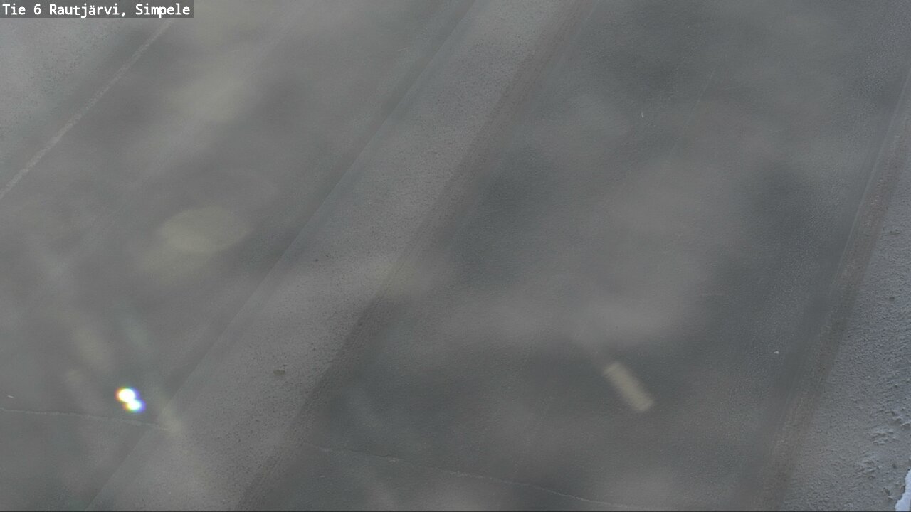 Weather Camera Image Väg 6 Rautjärvi, Simpele, Rautjärvi, Etelä-Karjala