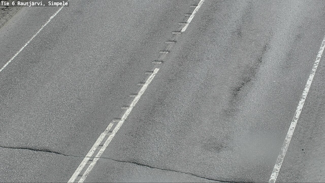 Weather Camera Image Road 6 Rautjärvi, Simpele, Rautjärvi, Etelä-Karjala